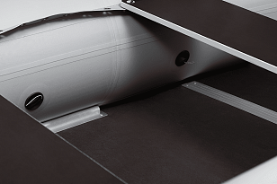 Лодка ПВХ Фрегат 350 F серая для хобби и пикника