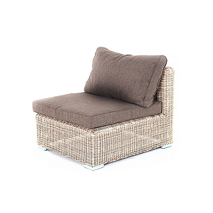 Модуль прямой 4SIS Лунго, цвет бежевый, садовая мебель