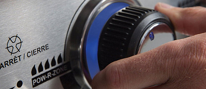 Удобные ручки регулировки температуры