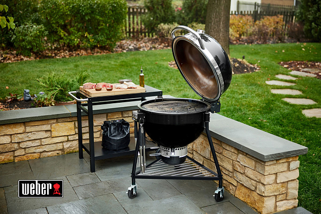угольный гриль weber summit kamado e-6