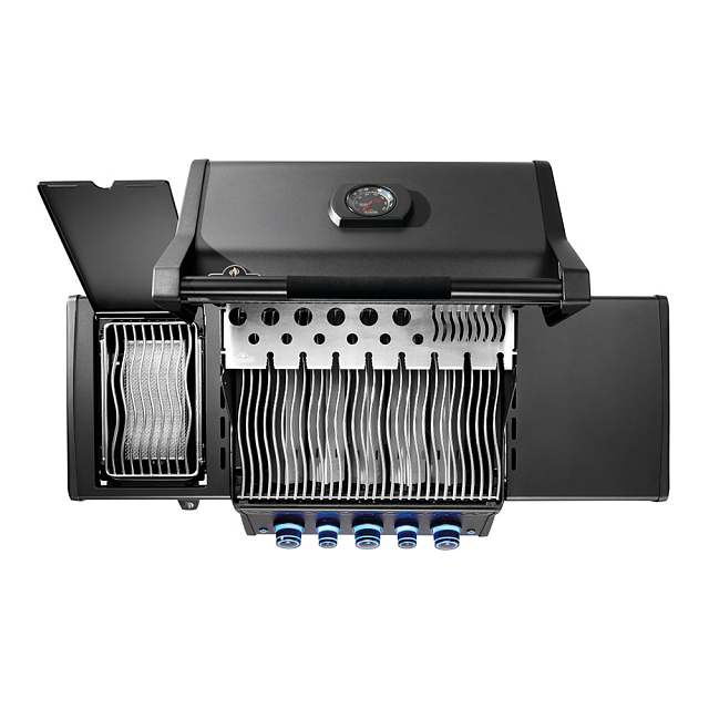 гриль газовый napoleon rogue pro-s 425 phantom черный (с ик горелкой 3/3)