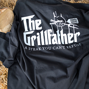 Одежда и аксессуары Футболка St.Tomato с двухсторонней печатью Grillfather XL/XXL для BBQ