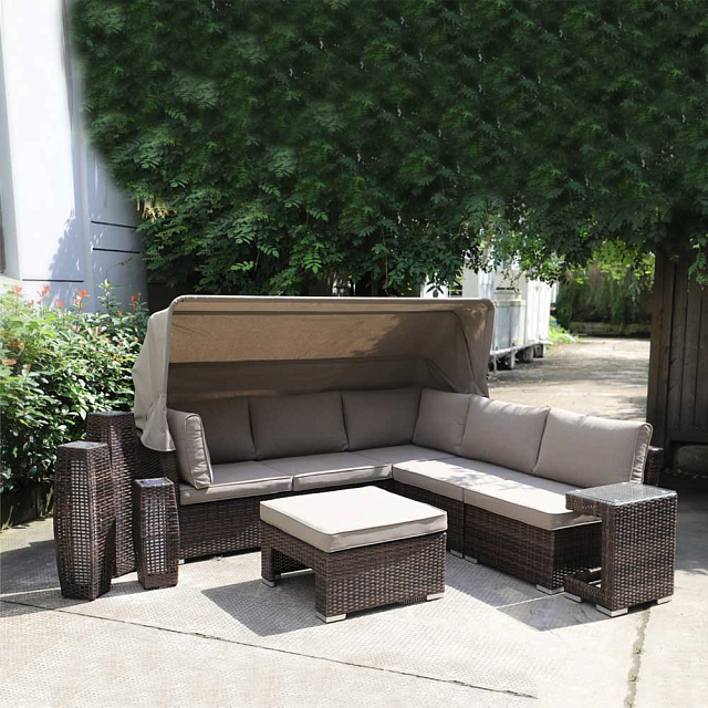 Комплект мебели из искусственного ротанга Lite Tenica Brown 