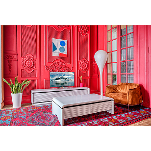 Столик-тумба журнальный Paoli 3D-Modo Цвет: белый для дачи Столик-тумба журнальный Paoli 3D-Modo Цвет: белый, товары для загородного дома