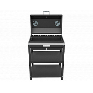 Стол-гриль Grillver с решеткой из чугуна для сада