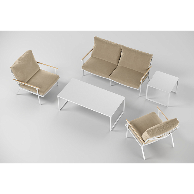 Лаунж зона Gardenini Calma Белый / Бежевый 