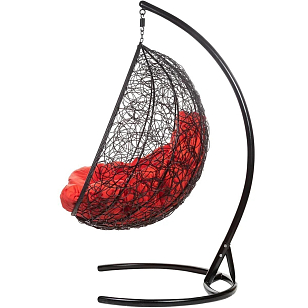 Подвесное кресло Bozollo Capiente Nero, садовая мебель