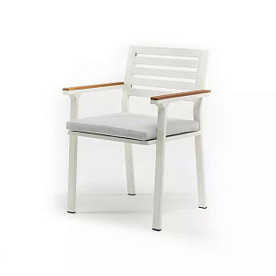 Обеденная группа Joygarden Concorde белая для дачи Обеденная группа Joygarden Concorde белая, садовая мебель