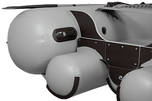 Лодка ПВХ Фрегат 350 FM Light серая для хобби и пикника