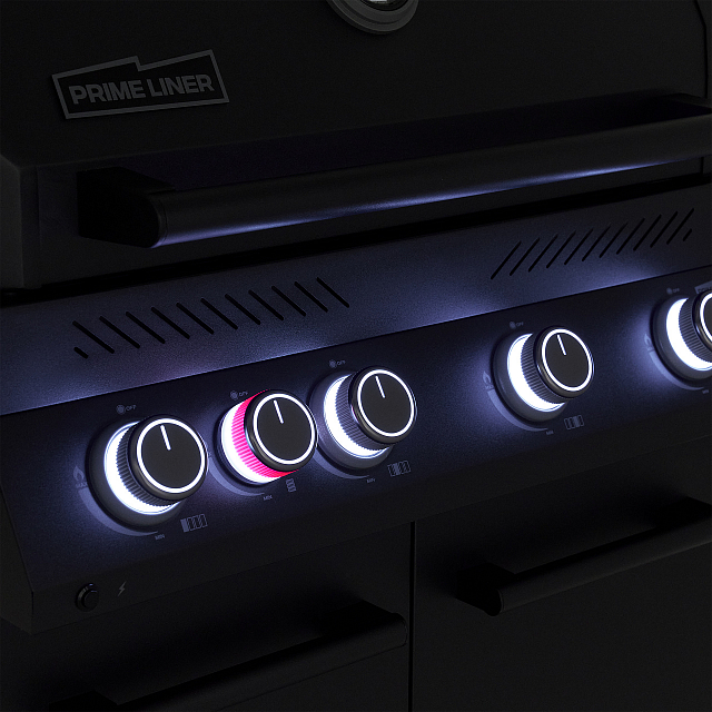 газовый гриль primeliner g class 4b deluxe черный