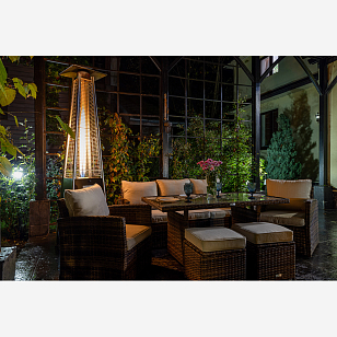 Уличный газовый обогреватель Lie Adam из металла, уличное оборудование