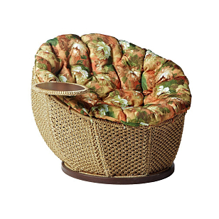 Кресло сизалевое со столиком Leda Омега, садовая мебель