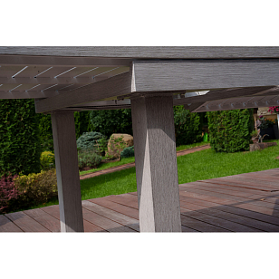 Cтол обеденный раскладной Lite Garda, садовая мебель