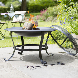 Чаша для кострища La Hacienda Boston для сада и загородного дома Чаша для кострища La Hacienda Boston, уличное оборудование