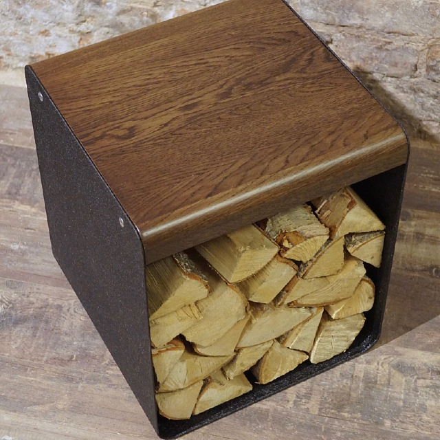 Дровник Grey stone Woodbox table