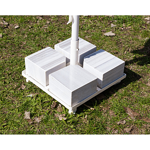 Зонт Lite Mistral 300 квадратный без волана Цвет: темно-зеленый, садовая мебель