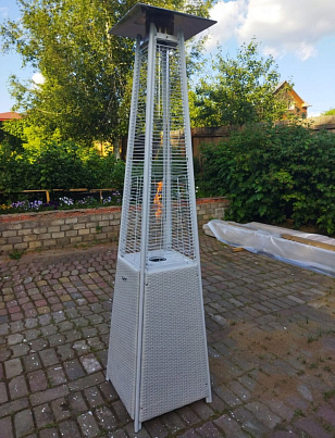 Уличный газовый обогреватель WWT 13I Rotang White mini Mini, уличное оборудование