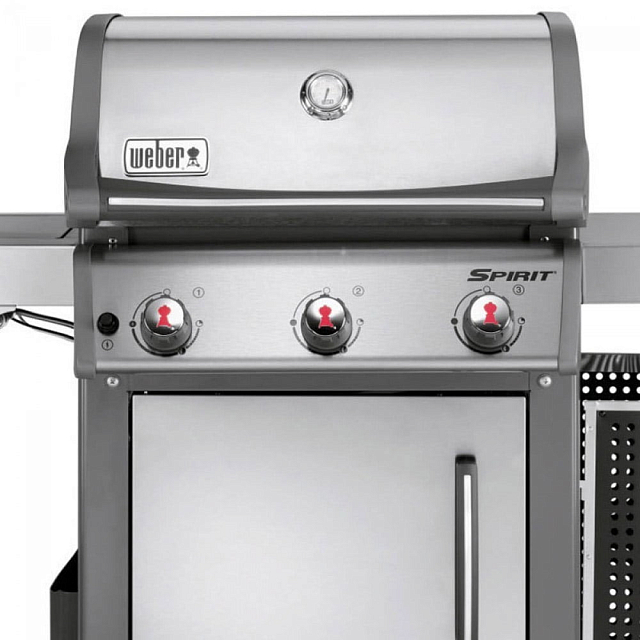 гриль газовый weber spirit s-320 premium gbs, нерж. сталь