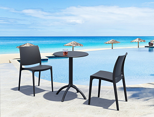 Стол Siesta Contract Octopus Цвет: черный, садовая мебель