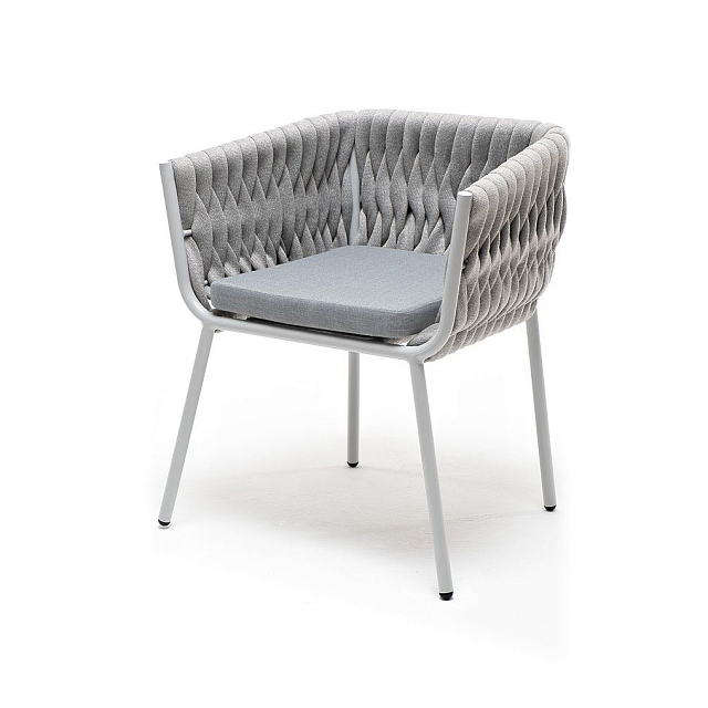 Стул 4SIS Монако из роупа Цвет: светло-серый 