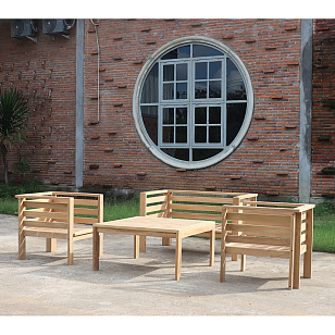 Комплект мебели из тика Lite Roncade, садовая мебель