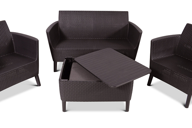 Лаунж зона Keter Salemo set серый 