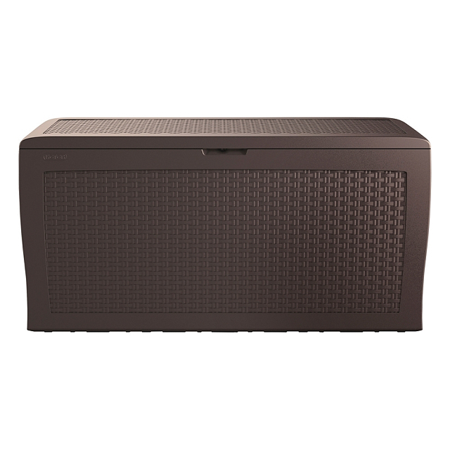 Ящик для хранения с крышкой Keter Samoa Rattan 270 л коричневый 