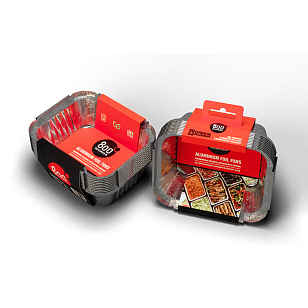 Алюминиевые поддоны 800 Degrees Foil Pans S-size, 10 шт для сада