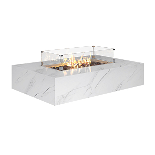 Стол-камин Kaminex Этна Белый, уличное оборудование