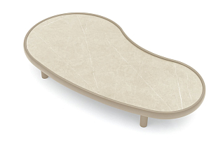 Лаунж зона (диван и овальный столик) Brafritid Gotland бежевый, алюминий, садовая мебель