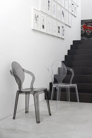 Стул Scab Design Spoon Цвет: бесцветный, садовая мебель