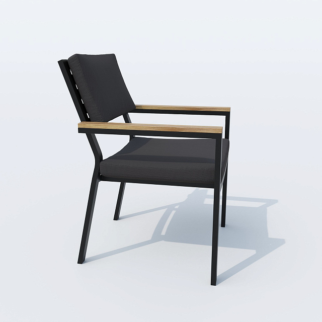 Стул Ideal Patio Bonta Цвет: карбон, антрацит 