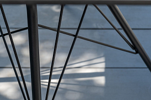 Обеденная группа 4SIS Форли на 4 персоны с квадратным столом Цвет: серый гранит, садовая мебель