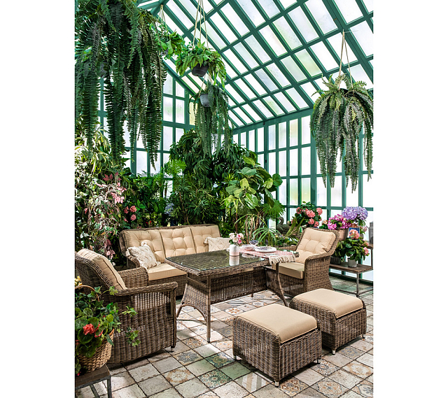 Лаунж зона Joygarden Opal с оттоманками 