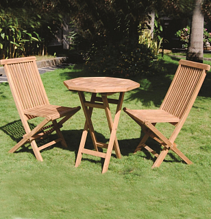 Комплект мебели из тикового дерева Lite Aversa, садовая мебель