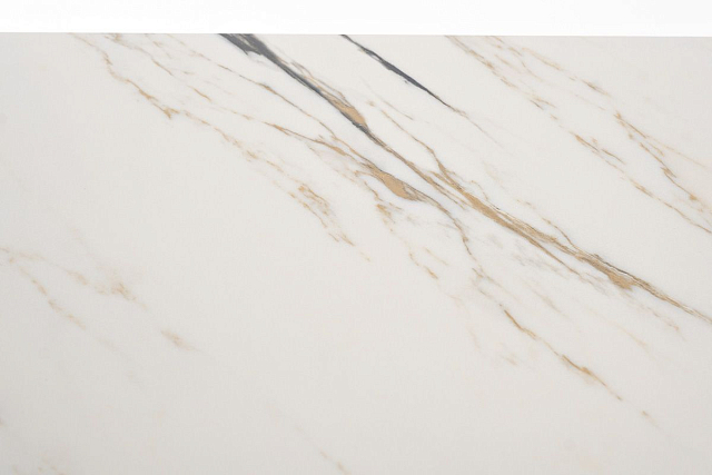 Интерьерный раздвижной стол 4SIS Юпитер Цвет: белый глянцевый 