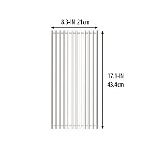 Стальная решетка Broil King для гриля Sovereign для сада