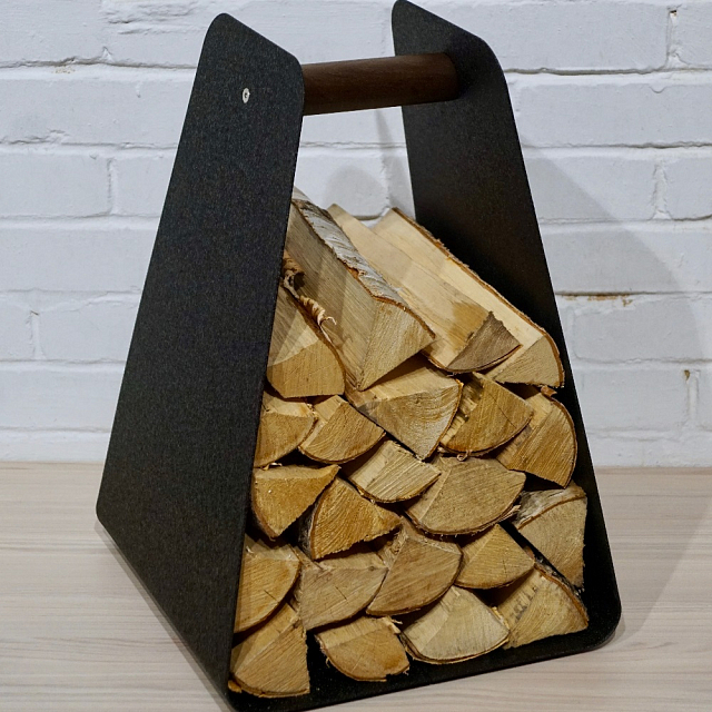 Дровник Grey stone Woodbox slim S