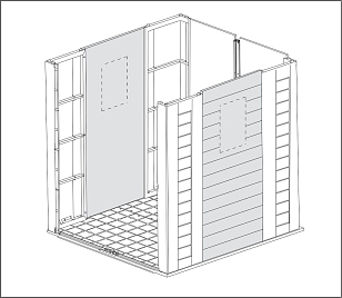 Пластиковый сарай Keter Factor 6x6 для сада и загородного дома Пластиковый сарай Keter Factor 6x6, уличное оборудование