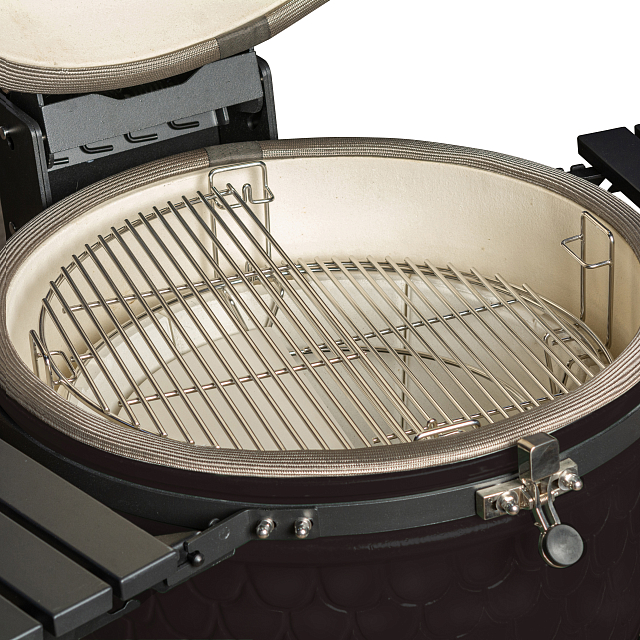 керамический угольный гриль dinoegg classic black