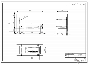 Биокамин ZeFire Fidero 500, товары для загородного дома