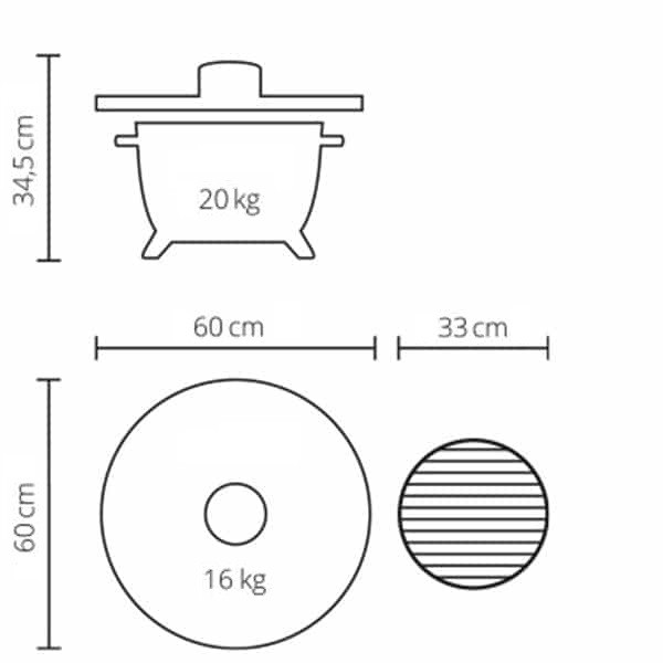 Керамический гриль Monolith ICON Black