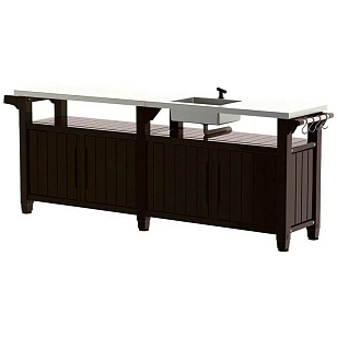 Барбекю кухня Keter Unity Chef коричневый, садовая мебель