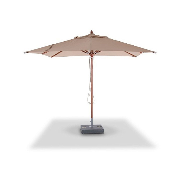 Зонт на центральной деревянной опоре 4SIS Джулия 3x3 