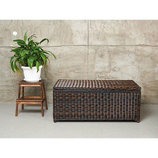 Набор из 2х сундуков Lite Karl 120 и 140 Цвет: темно-коричневый, садовая мебель