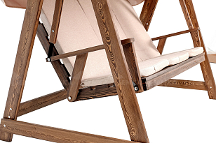 Качели Semka Floresta cappuccino лиственница, садовая мебель
