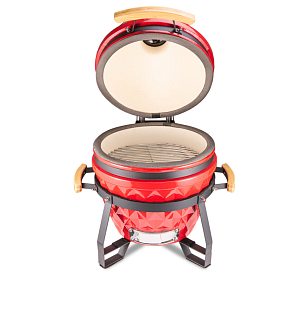 гриль керамический diamond egg s цвет: красный для приготовления пищи гриль керамический diamond egg s цвет: красный для дачи