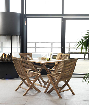 Стол обеденный складной прямоугольный Brafritid Turin, садовая мебель