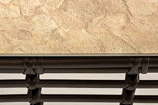 Журнальный столик 4SIS Валенсия, цвет бронзовый, садовая мебель