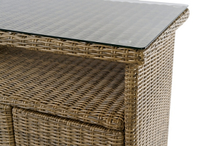Плетеный комод Joygarden GENEVA для дачи Плетеный комод Joygarden GENEVA, садовая мебель